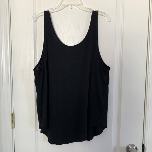 Signorelli Born In The USA Tank Top Scoop Neck Sleeveless Black Size XL - Picture 3 of 4